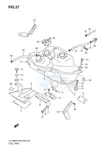 VL1500 (E3-E28) drawing FUEL TANK