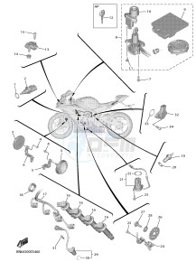 YZF-R6 YZF600 R6 (BN6A) drawing ELECTRICAL 1