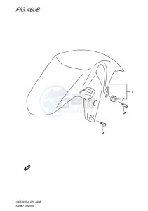 GSR750Z ABS EU drawing FRONT FENDER