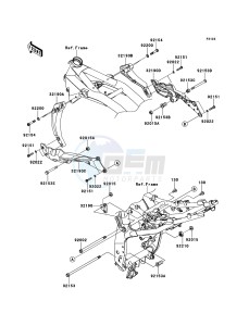 Z750R ZR750NBF FR GB XX (EU ME A(FRICA) drawing Engine Mount