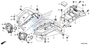 TRX420FM2E TRX420 Europe Direct - (ED) drawing FRONT FENDER