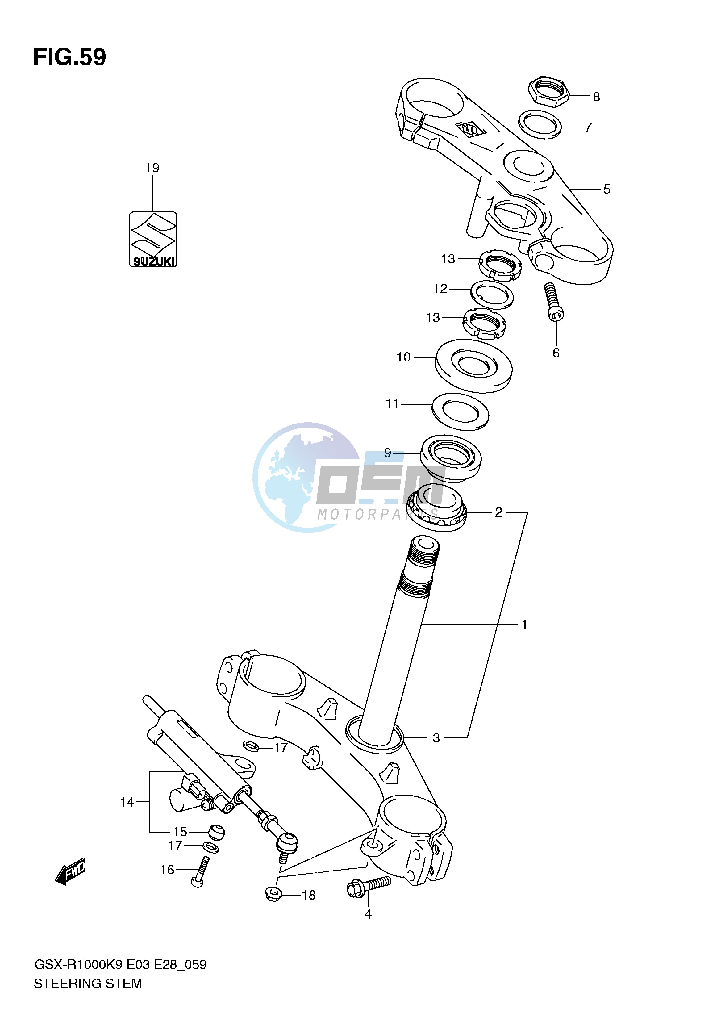 STEERING STEM