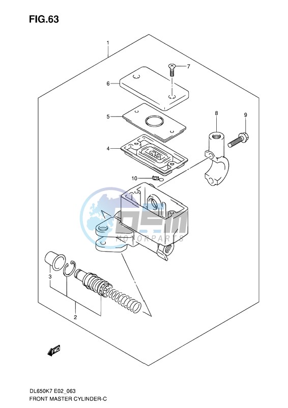 FRONT MASTER CYLINDER