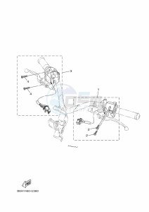 YP125R-DA XMAX 125 TECH MAX (BMJ3) drawing STAND & FOOTREST