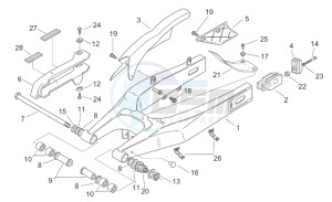 Pegaso 650 ie drawing Swing arm