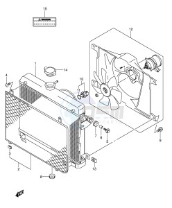 LT-A500F (P28-P33) drawing RADIATOR