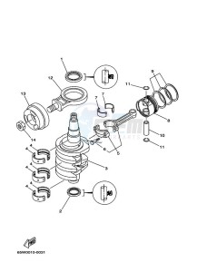 F25AMHL drawing CRANKSHAFT--PISTON