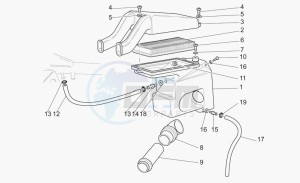 California 1100 EV PI Cat. Stone/Touring PI Cat drawing Air box