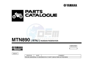 MT-09 MTN890 (B7NJ) drawing Infopage-1