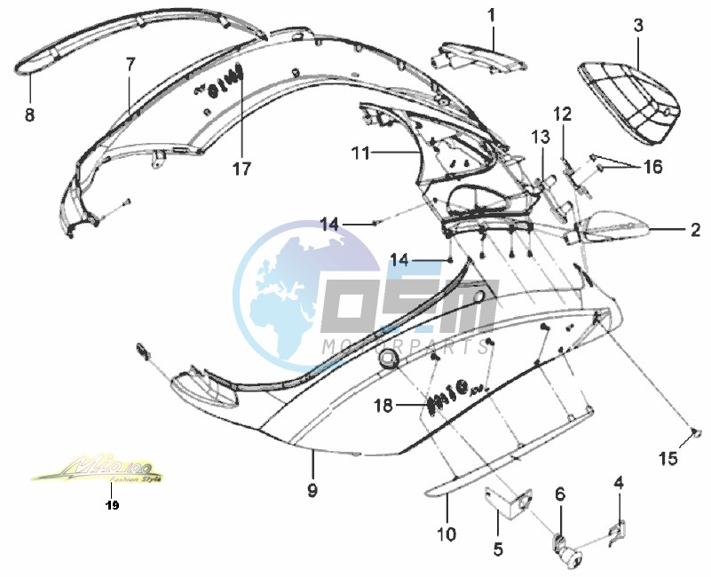 COWLING / TAIL LIGHT