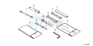 CBR125RD CBR125R E drawing TOOL