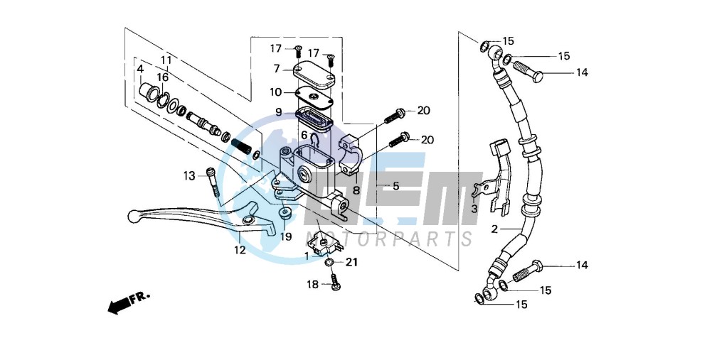 FRONT BRAKE MASTER CYLINDER