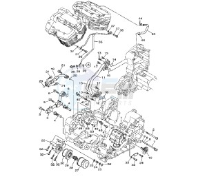 XV A MIDNIGHT STAR 1900 drawing OIL PUMP