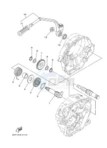 YBR125EGS (43B9) drawing STARTER