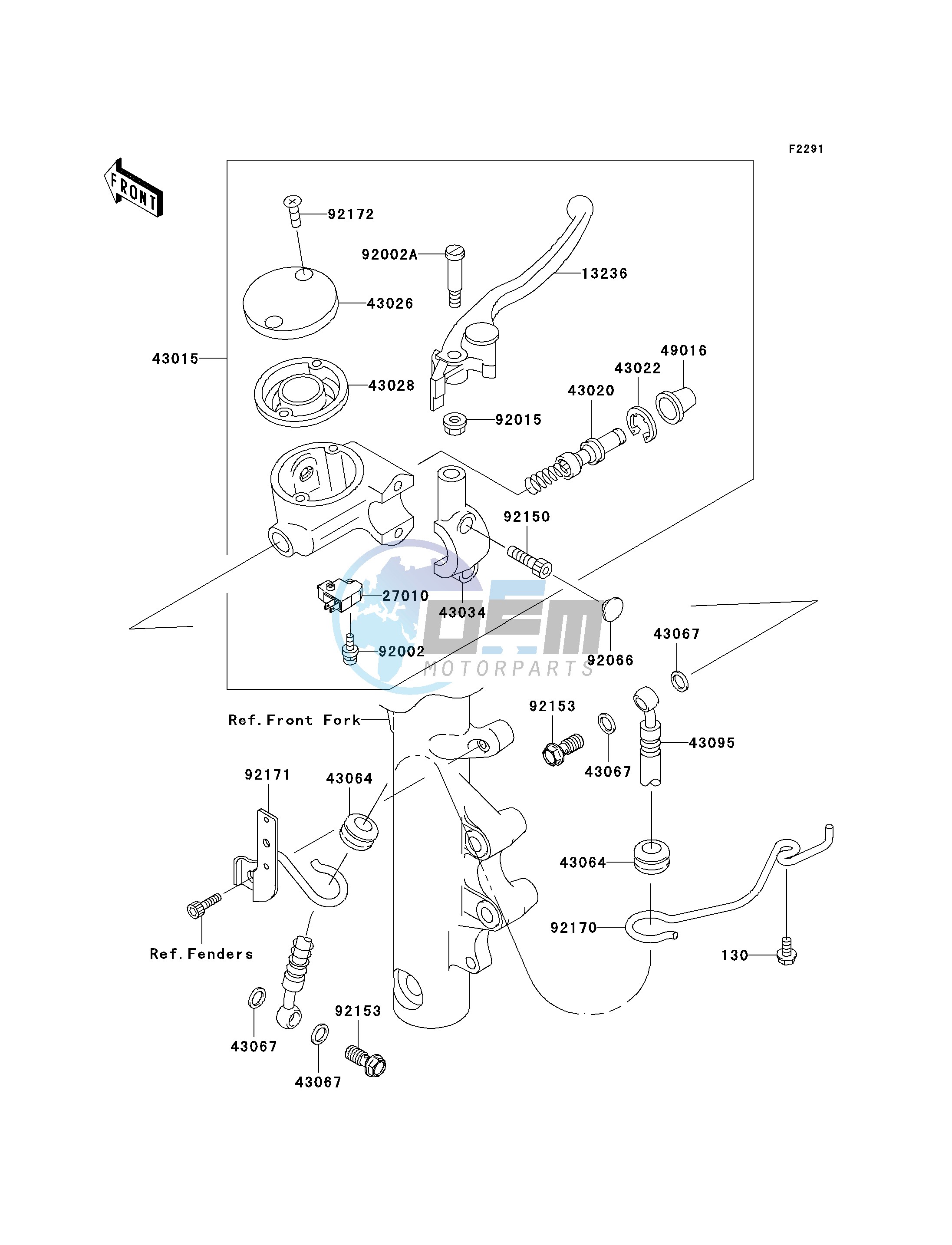 FRONT MASTER CYLINDER