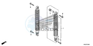 FES125AC drawing REAR CUSHION