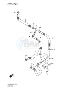 RV125 VAN VAN EU drawing FUEL HOSE