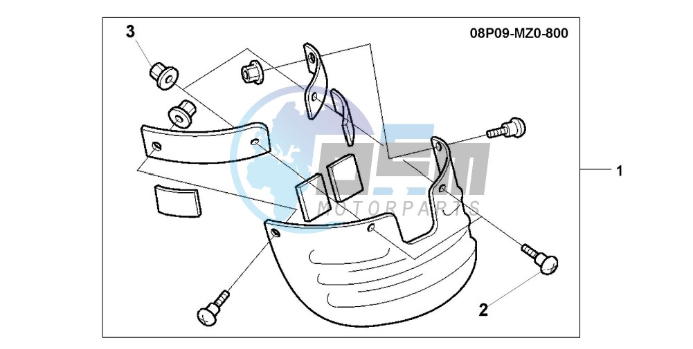 RR,MUDGUARD EXTENSIO