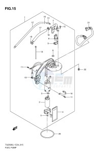 TU250X (E24) drawing FUEL PUMP