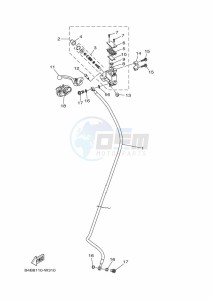 YZ85LW YZ85 (B0GG) drawing FRONT MASTER CYLINDER