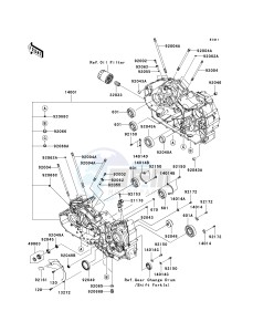 VN 1700 C [VULVAN 1700 NOMAD] (9FA) C9F drawing CRANKCASE