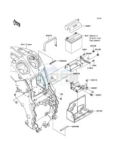 ZZR1400_ABS ZX1400FEF FR GB XX (EU ME A(FRICA) drawing Battery Case