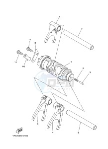 MT09TRA MT-09TRA TRACER 900 (2SC1 2SC2) drawing SHIFT CAM & FORK