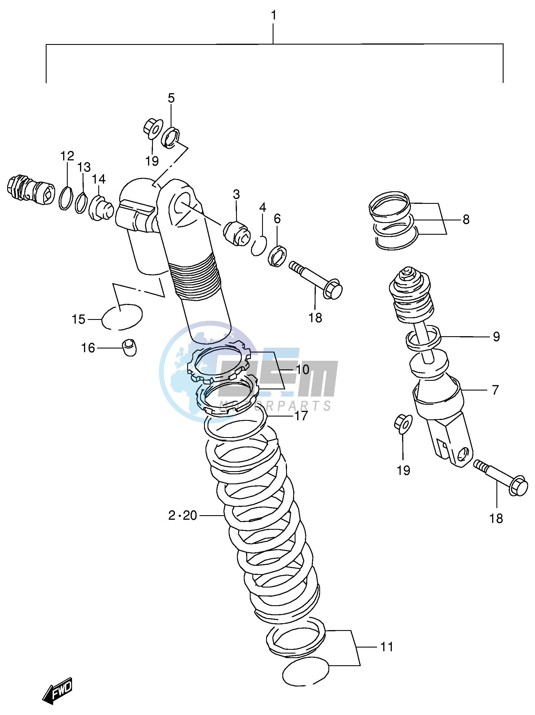 SHOCK ABSORBER (MODEL W)