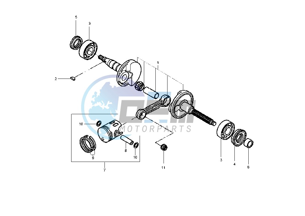 CRANKSHAFT PISTON