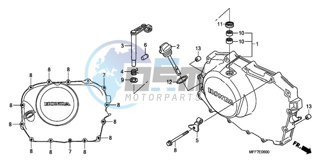 RIGHT CRANKCASE COVER