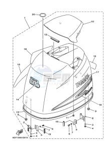 F100D drawing FAIRING-UPPER