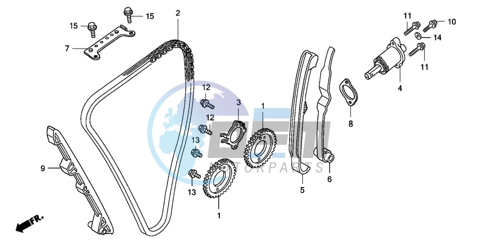 CAM CHAIN/TENSIONER