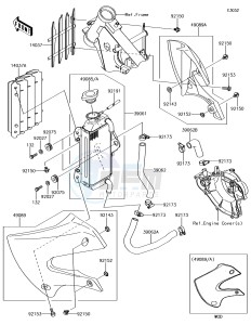 KX65 KX65AJF EU drawing Radiator