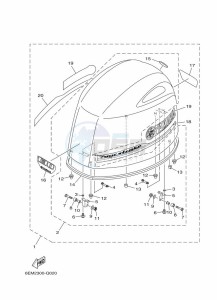 F130AETX drawing FAIRING-UPPER