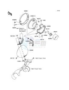 VN2000 CLASSIC VN2000H9F GB XX (EU ME A(FRICA) drawing Headlight(s)