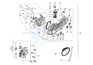 METAL–X - 50 cc drawing CRANKCASE