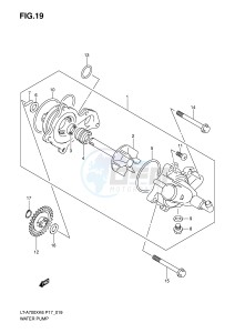 LT-A700X (P17) drawing WATER PUMP