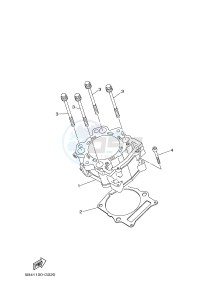 YXM700E YXM70VPHJ VIKING EPS HUNTER (B5FA) drawing CYLINDER