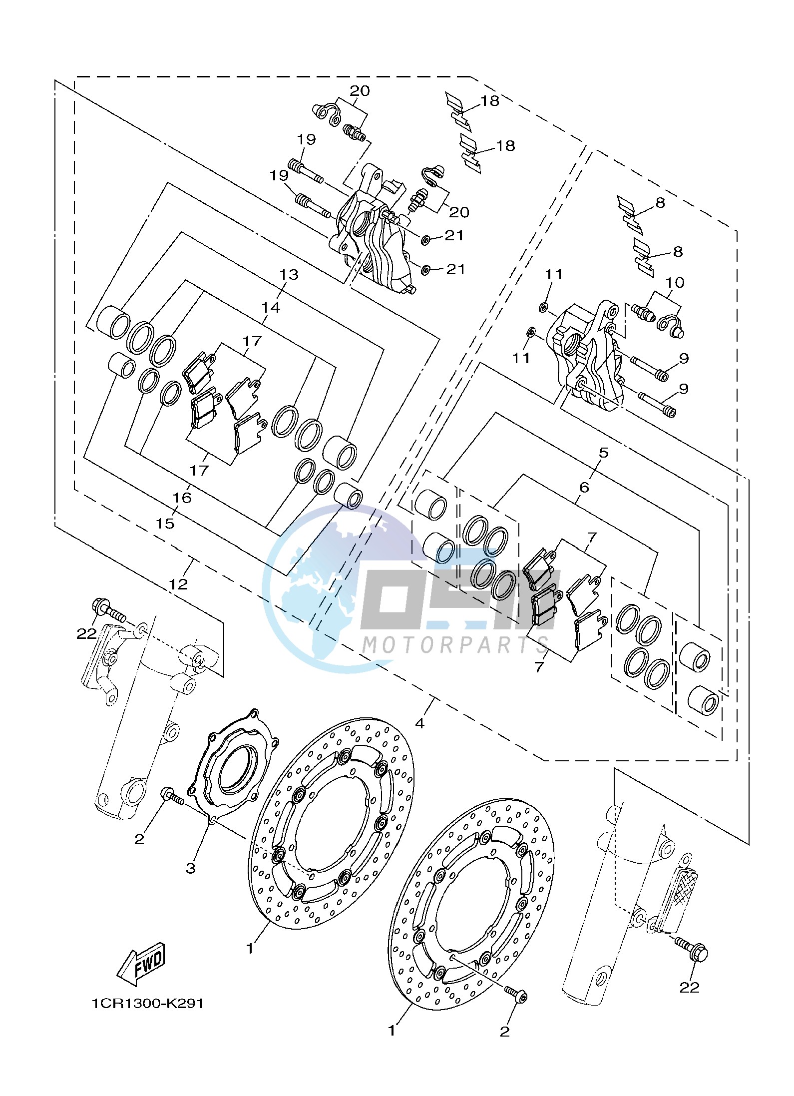 FRONT BRAKE CALIPER