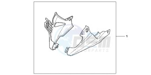 CBR250RB drawing BELLY PAN KIT