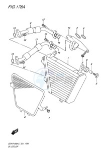 GSX-R1000 EU drawing OIL COOLER