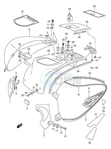 VL1500 (E2) drawing SIDE COVER (MODEL K1)