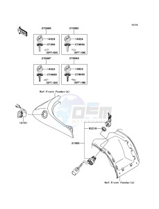 KVF750_4X4_EPS KVF750GDF EU drawing Ignition Switch