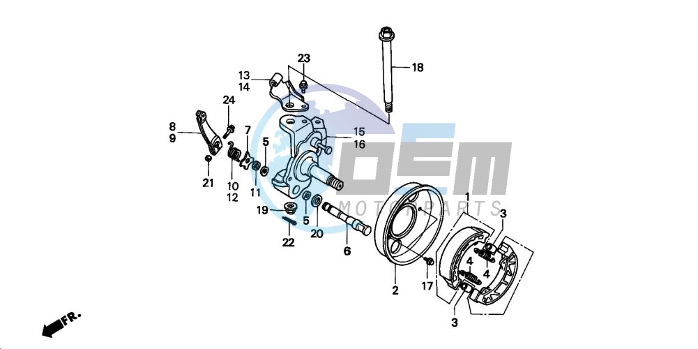 FRONT BRAKE PANEL