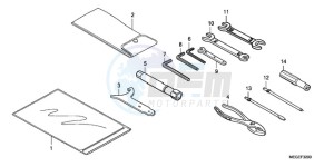 VT750CA9 UK - (E / MKH ST) drawing TOOLS