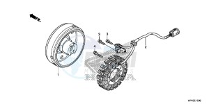 TRX420TED TRX420 Europe Direct - (ED) drawing GENERATOR