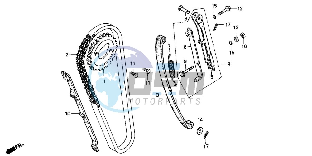 CAM CHAIN/TENSIONER