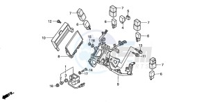 VFR800A drawing COWL STAY (VFR800)