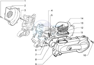 Skipper 150 drawing Transmission cover