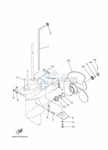 FT9-9LEX drawing LOWER-CASING-x-DRIVE-2